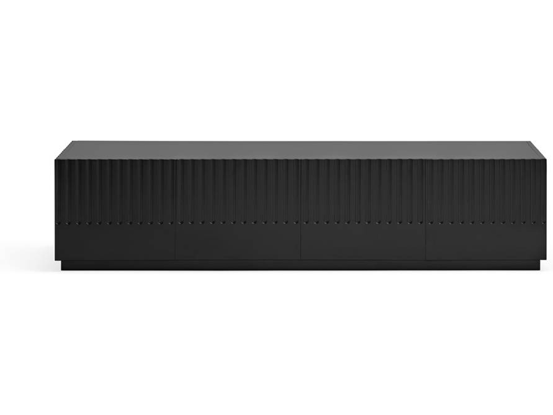 Mueble TV BAZAR MONDIALE Doric (Negro - MDF - 180x46x42 cm)
