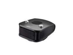 Termoventilador Ardor Negro/plata 2000w 2 Potencias 3 Funciones Termostato (15x24.5x32,5cm)