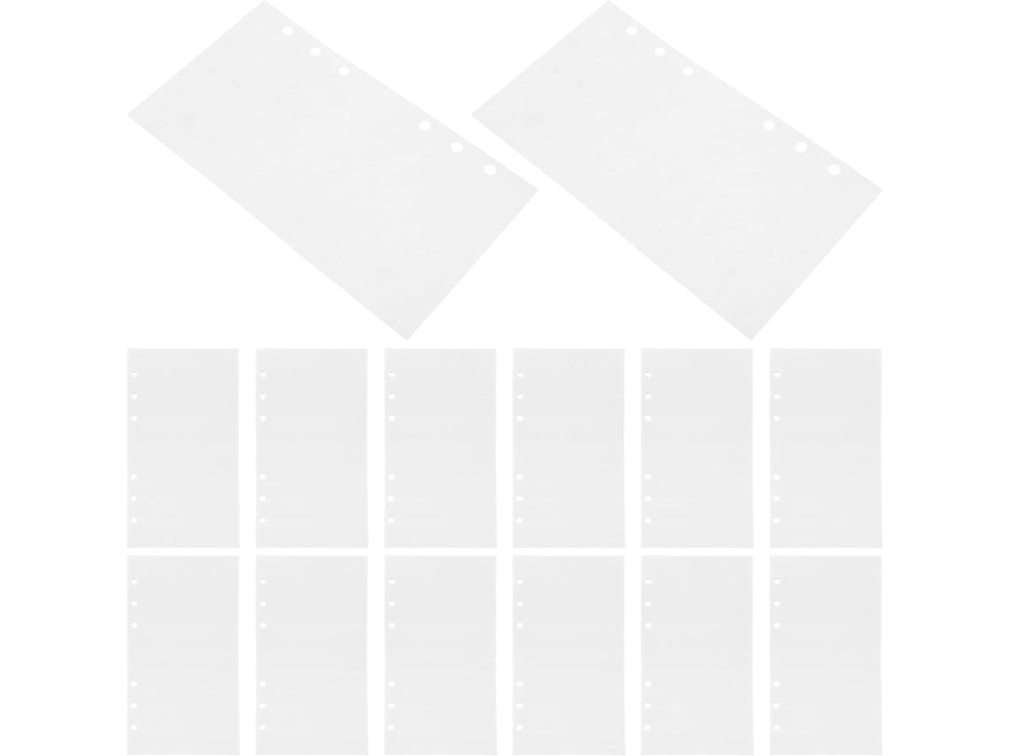 Recambio De Papel Autoadhesivo Desmontable A6, 50 Hojas, Carpeta De Doble Cara