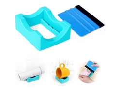 Soporte Antideslizante De Silicona Con Espátula De Fieltro Para Manualidades: Mantiene Estables Tazas Y Jarras.
