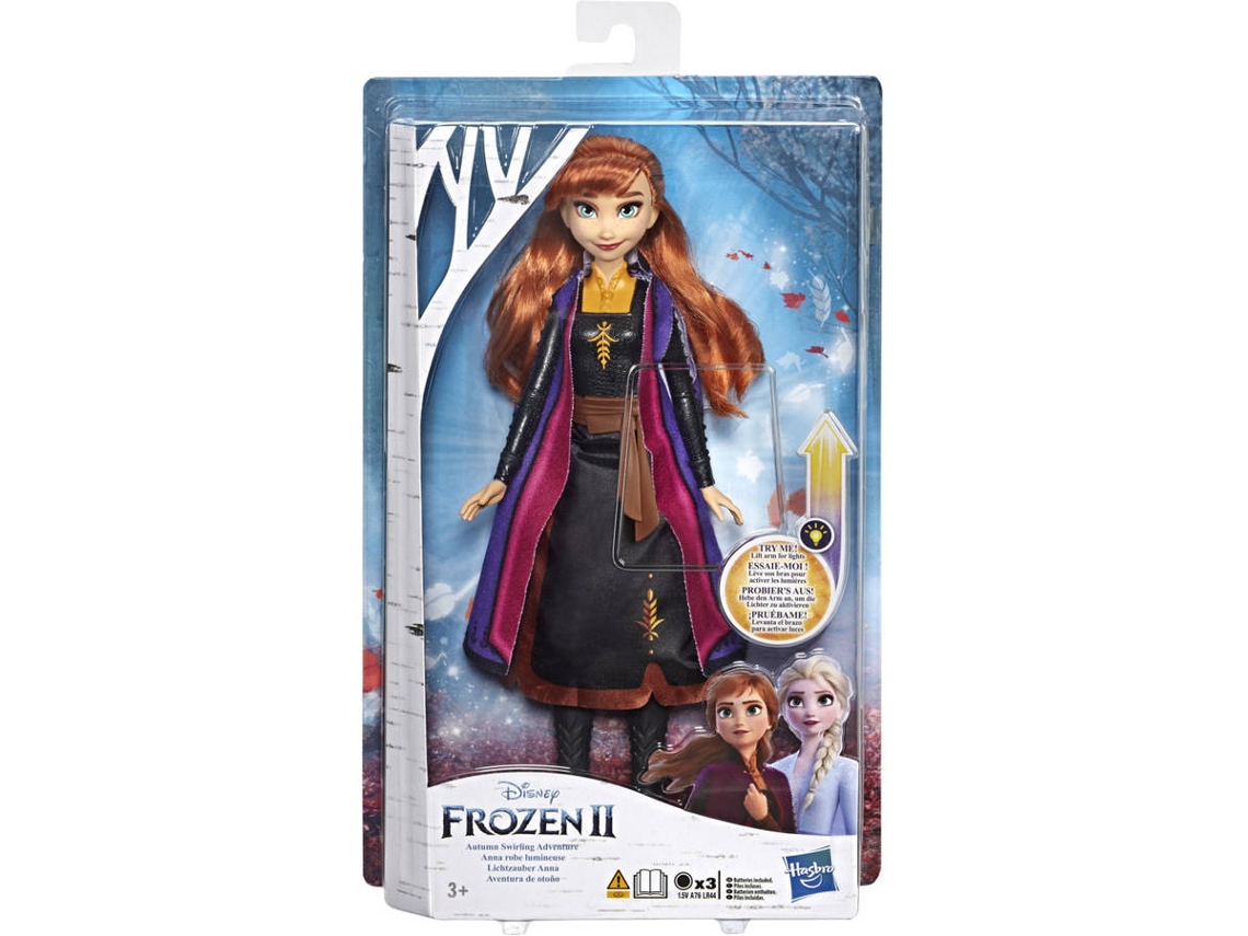 Muñeca DISNEY Frozen Anna Aventura Mágica (Edad Mínima: 3 años)