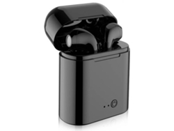 Auriculares Bluetooth True Wireless GETEK I7S (In Ear - Micrófono - Negro)