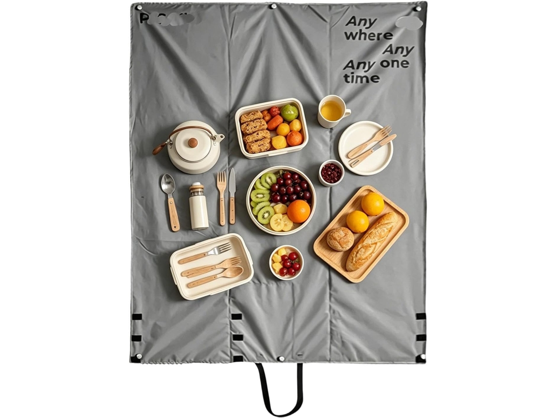 Manta De Picnic Impermeable Y Plegable - Bolsa De Transporte 2 En 1 Y Esterilla De Camping Para Exteriores Para