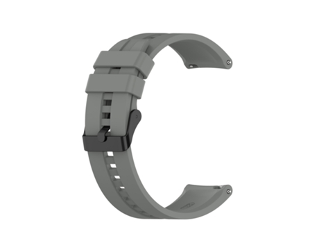 Correa Smartwatch para Huawei Watch GT 3 46mm/GT Runner 22mm Silicona con Hebilla Negra (Gris)