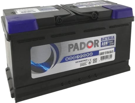 Baterías de Coche PADOR AGM (95 A -12 V -95 Ah)