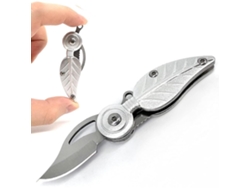 Mini llavero portátil Bj-cutter de acero inoxidable para hombres y mujeres, compacto y plegable, ideal para la supervivencia.