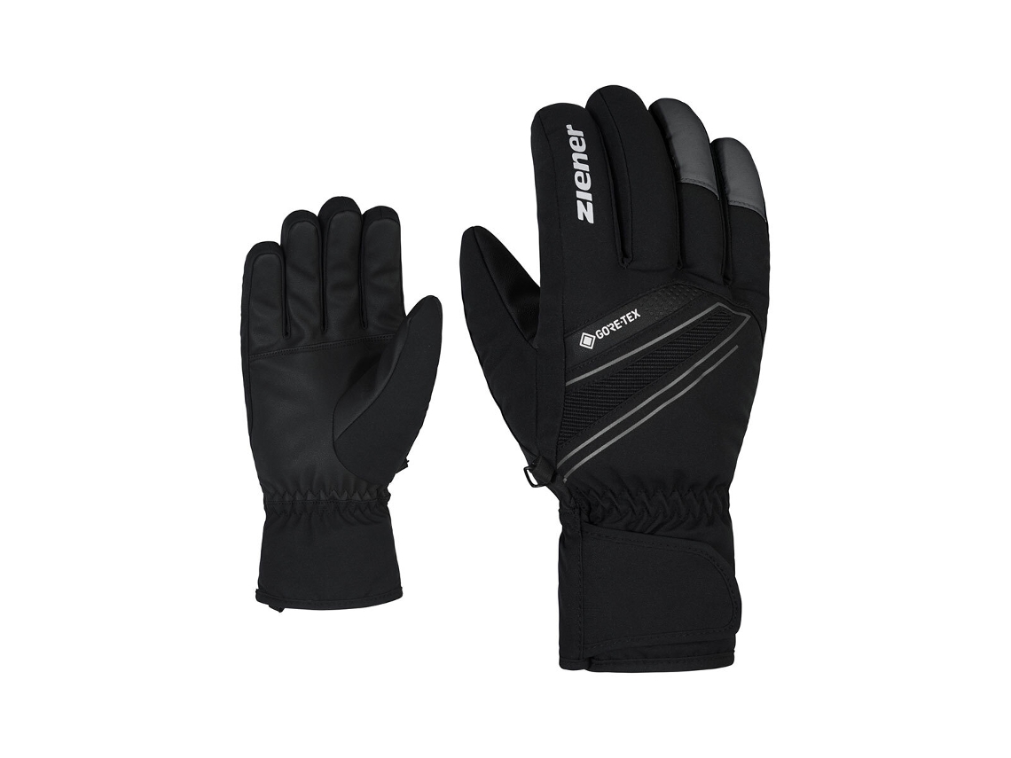 Guantes de Esquí para Hombre ZIENER (Talla 10,5 - Negro)