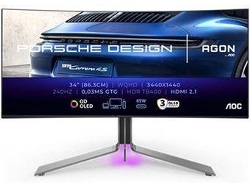 Monitor Gaming  Curvo Porsche Design AOC PD34 (34'' - WQHD - 240 Hz - 0,03ms - Negro)