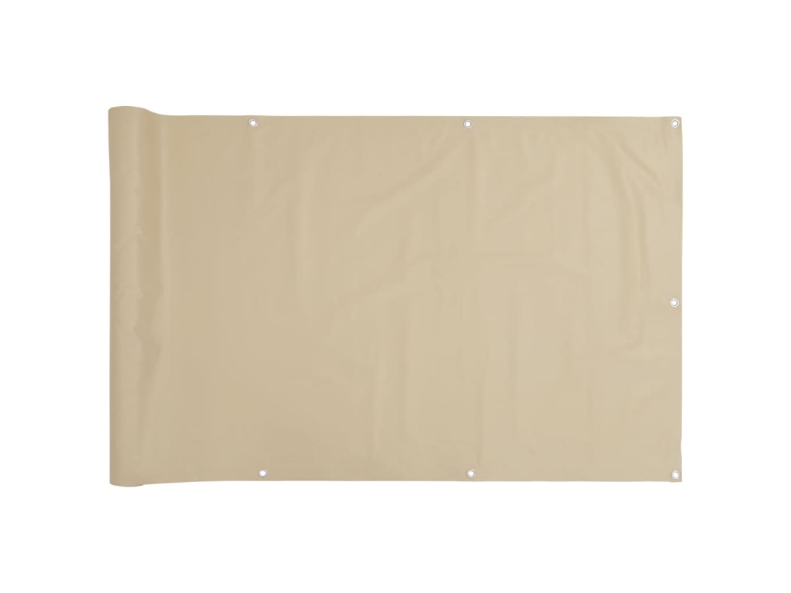 Maison Exclusive - Toldo Para Balcón Tela Oxford Beige 120x400 Cm