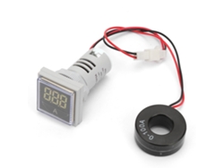 Indicador De Señal De Corriente Alterna Con Pantalla Led, Amperímetro Digital De 22 Mm, 0-100 A Ca 220 V, Blanco