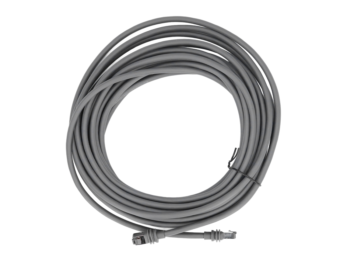 Cable de satélite rectangular de repuesto, resistente al agua IP68, para exteriores, 2000 Mbps, Cat6 Gen 3, 9,5 m (30 pies).