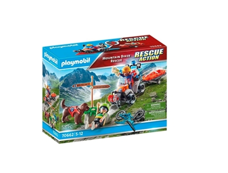 PLAYMOBIL Rescate Montaña Ciclista 70662