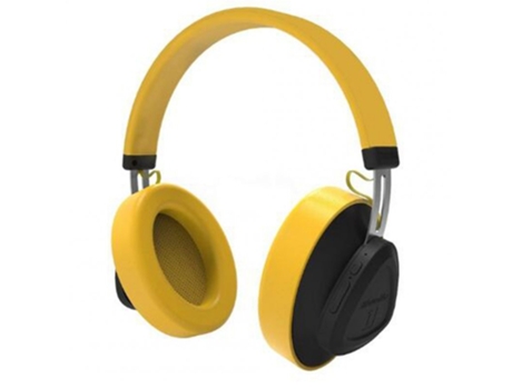 Auriculares Bluetooth Micrófono de estudio inalámbrico Bluedimonitor para música y teléfonos Soporte de control de voz Amarillo