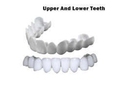 Protectores Dentales Postizos Ajustables Smile Charers Para Dientes Superiores E Inferiores