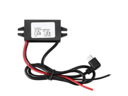 Convertidor Dc-dc De 12v A 5v 3a Micro Usb Con Regulador De Voltaje Para Coche Y Smartphone