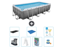 Bestway Piscina Bestway Power Steel Retangular - 549x274x122 Cm - 8-peças S568