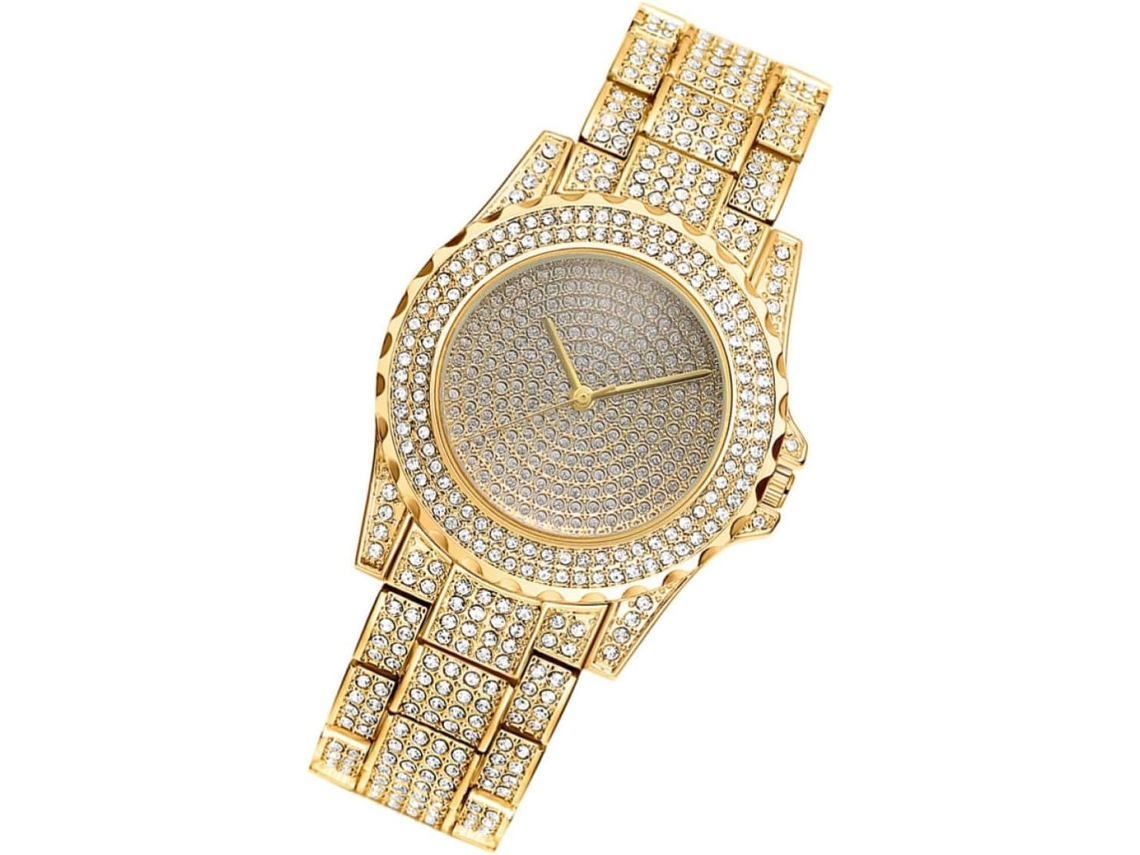 Elegante Reloj Cuarzo Mujer Cristal Aleación Diseño Ligero Preciso Ideal Estudiantes Amigas Estilo Delicado
