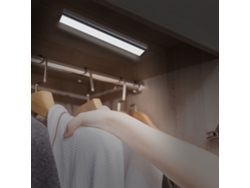2026-2 Piezas Luces Con Sensor De Movimiento Usb Recargable 20 Led Magnéticas Para Armarios Ropa Cajones Luz Blanca Cálida