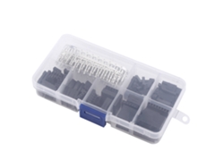 Yncm2026-kit De 310pcs Cable Puente Macho Hembra Con Conector Y Casing 2.54mm Para Electrónica