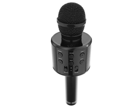 Micrófono de karaoke inalámbrico ISO Negro
