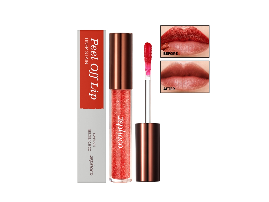 Brillo labial resistente al agua Sunflare Peel-Off