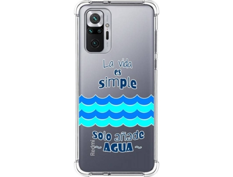 Carcasa Xiaomi Redmi Note 10 Pro TUMUNDOSMARTPHONE Agua Multicolor