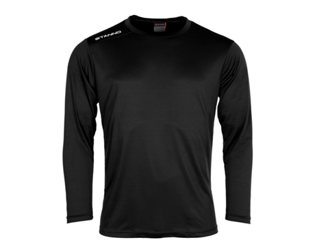 Camiseta Unisex para Deporte STANNO Larga Field Negro (2XL)