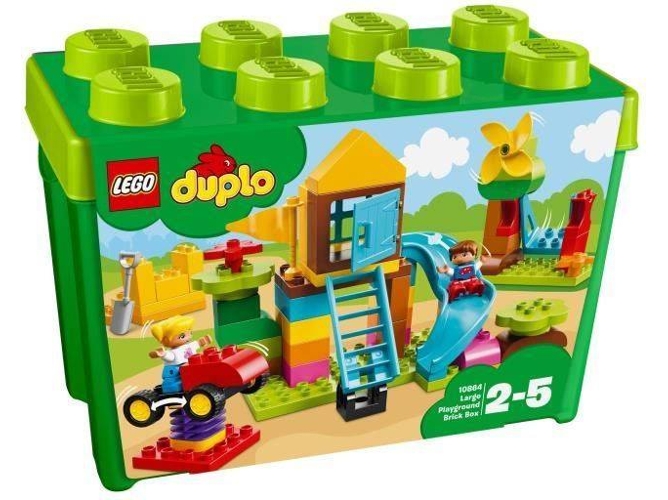 LEGO Duplo: La gran caja en el patio de recreo - 10864 (Edad Mínima: 2 - 71 Piezas)