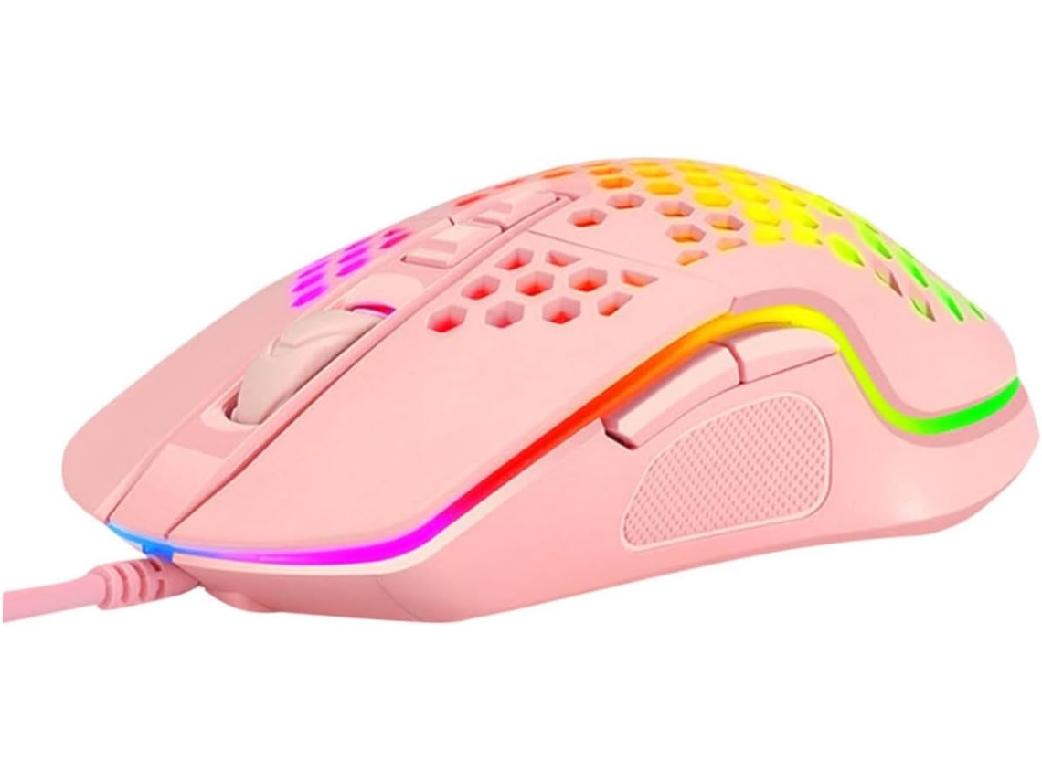 Ratón Para Juegos Con Cable, Retroiluminación, Estructura Hueca Ligera Y Resolución