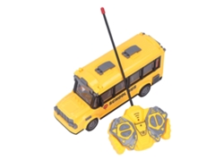 Autobús Escolar De Juguete Con Control Remoto, Escala 1/30, Luces Delanteras Y Traseras, De Plástico, Para Niños Mayores De 3 Años.