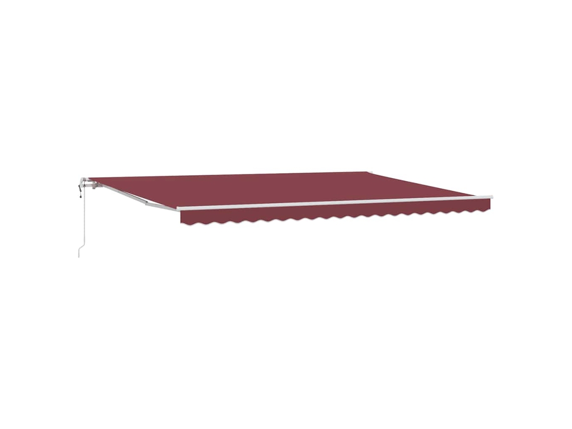 Maison Exclusive - Toldo Retráctil Automático Burdeos 500x300 Cm