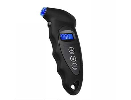 Herramienta digital del medidor de presión de neumáticos del coche, pantalla lcd de diagnóstico de neumáticos[Negro]