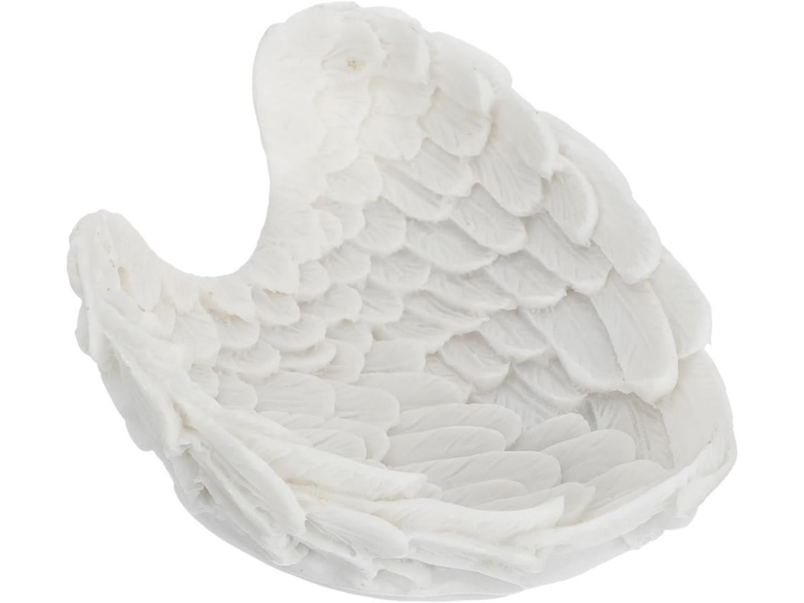 Soporte Resina Cristal Blanca Forma Única Decoración Escritorio Delicada Duradera Cumpleaños Hogar Bola
