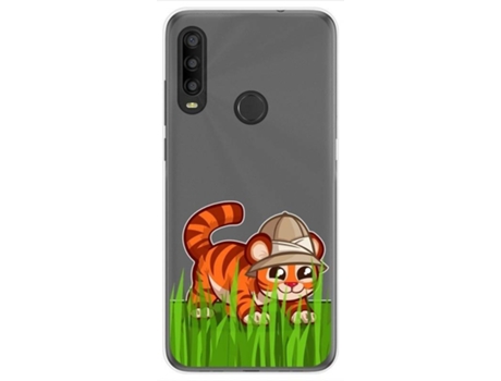 Carcasa Alcatel 1SE 2020 TUMUNDOSMARTPHONE Dibujos Transparente Multicolor