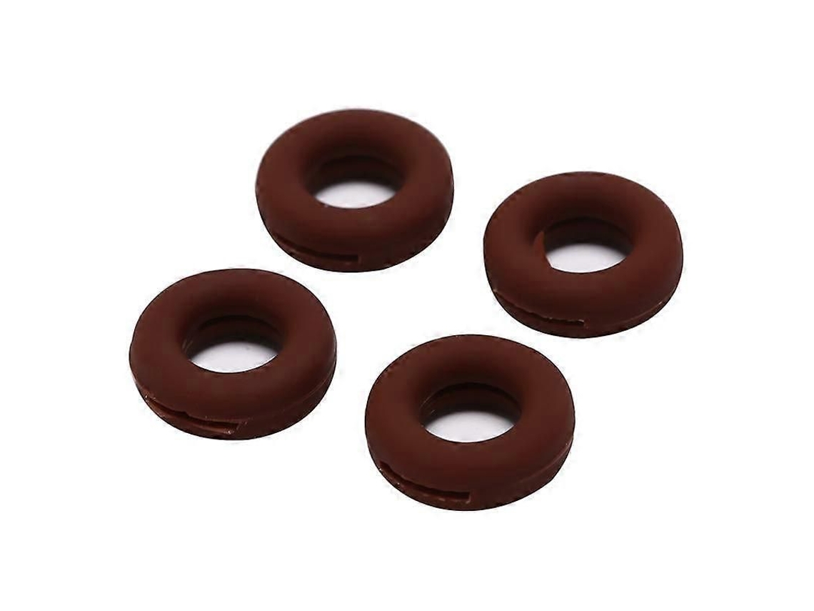 Ganchos redondos antideslizantes de silicona GOKOCO para gafas, con puntas para las patillas y diseño deportivo.