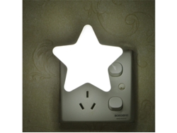 Luz De Cabeceira Led Mini Fofo De Parede Plug-In Auto Sensor Lâmpada De Cabeceira Branco 
