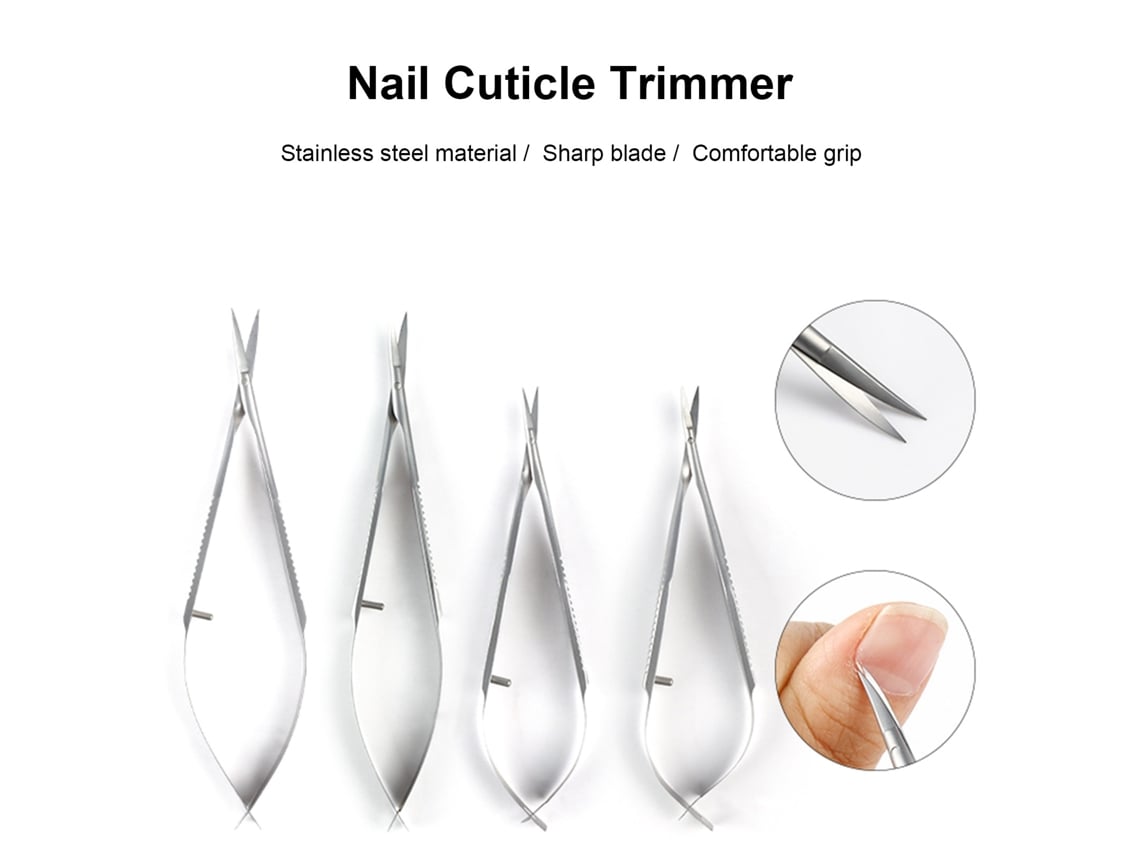 Aparador De Cutículas De Unha Em Aço Inoxidável Estilo Russo Remover Pele Morta Ferramenta De Manicure