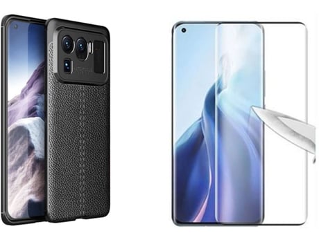 Kit Película Cristal Xiaomi Mi 11 Ultra PHONESHIELD Rugged Leather Negro