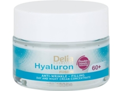 Crema Facial DELIA COSMETICS Hyaluron Fusion 60+ Anti-Wrinkle Cream Restoring Skin Density (50ml)