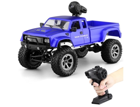 1:16 Coche Teledirigido, Camión de Alta Velocidad, Todoterreno, Juguetes Con Cámara Para Vehículos 002A Cámara Azul