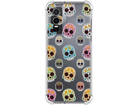 Carcasa para Vivo Y76 5G TUMUNDOSMARTPHONE Dibujos Antigolpes Catrina Multicolor