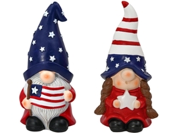 Gnomos En Miniatura De Resina, 250 Piezas. Lindos Mini Gnomos Americanos, Decoración Para El Día De La Independencia,