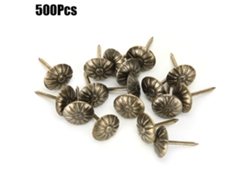500 Clavos De Hierro Con Burbujas De Bronce Retro, Diseño De Crisantemo, 11x16 Mm, Para Decoración De Sofás.