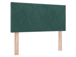 Cabecero de terciopelo verde oscuro 90 cm MAISON EXCLUSIVE