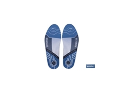 Plantillas De Protección Para Pisada Supinadora (pisada Exterior) Talla 38 Fabricada En Espuma Y Poliuretano Color Azul