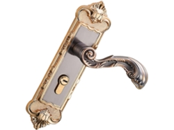 Puerta De Aluminio Con Cerradura, Estilo Europeo Vintage, Fácil De Instalar.