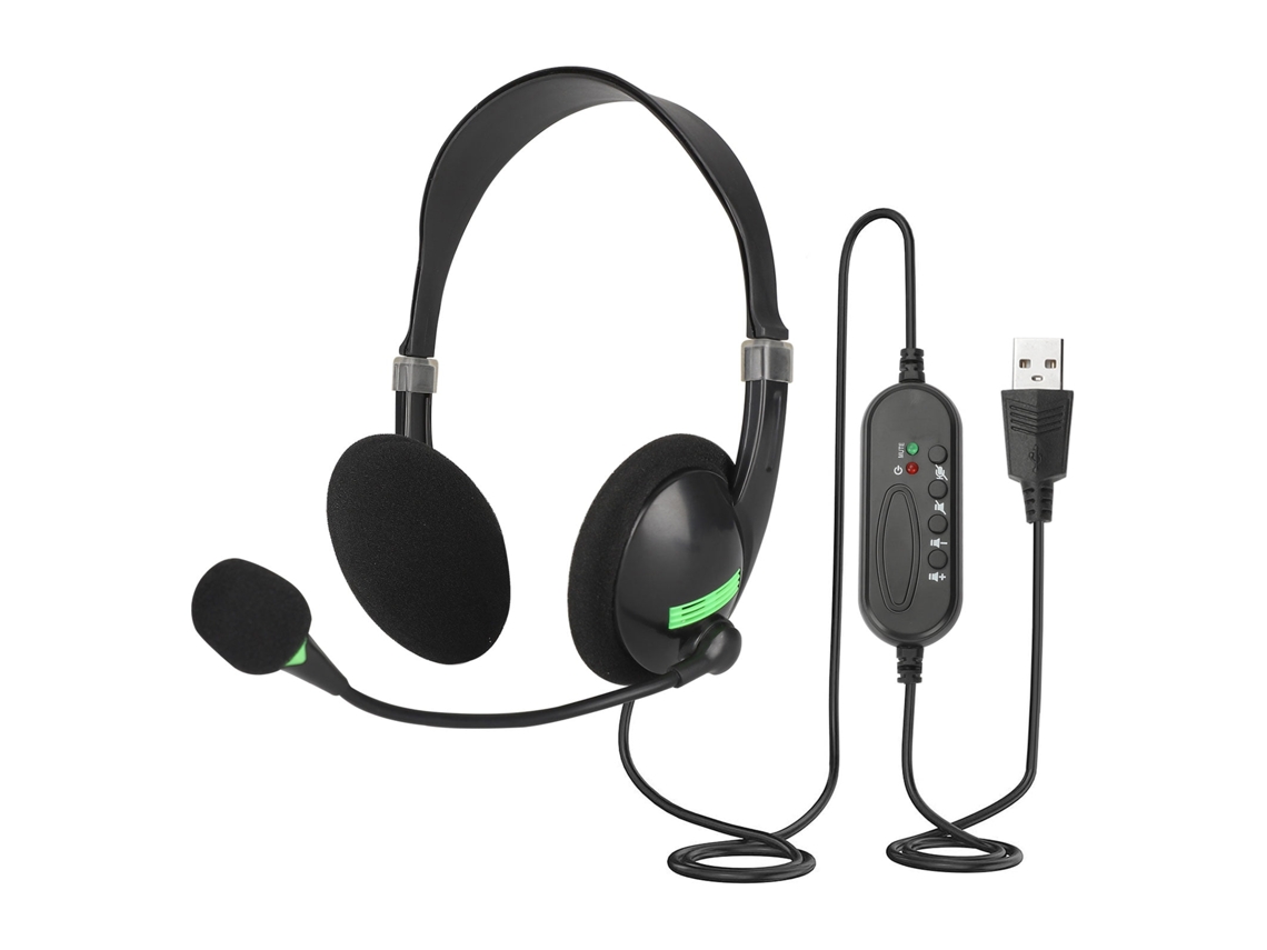 Auriculares CUICH Auriculares USB con micrófono con cancelación de ruido para computadora CUICH