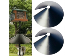 Rebe-protector Antiratas Para Comedero De Aves De Plástico Ajustable 12/14/16 Pulgadas 14 Pulgadas