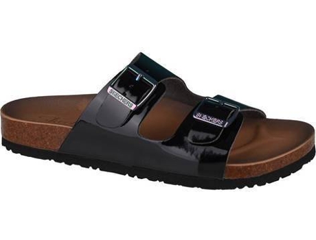 Chanclas SKECHERS Granolagloss Floss Mujer (37 - Negro)