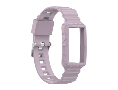 Correa de reloj inteligente para Fitbit Charge 4 SE Correa de reloj de silicona One Body Armor (púrpura claro)